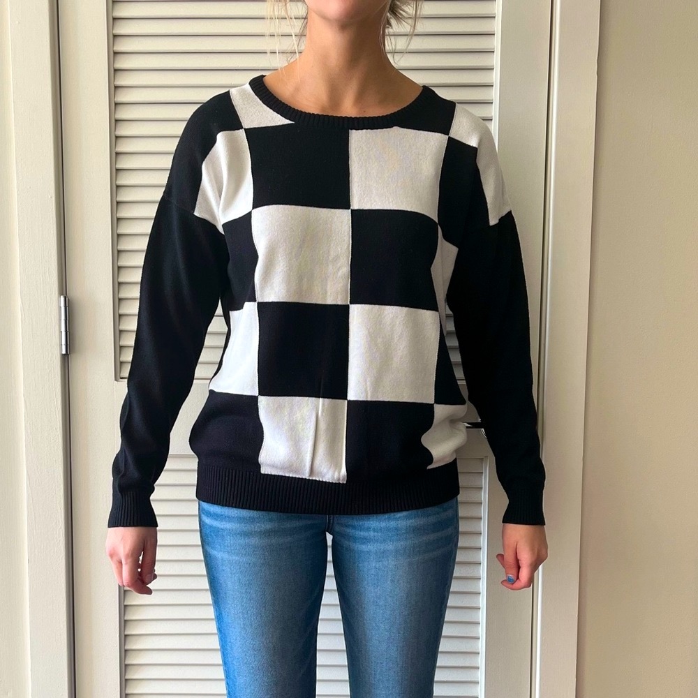 FOREVER 21 block sweater